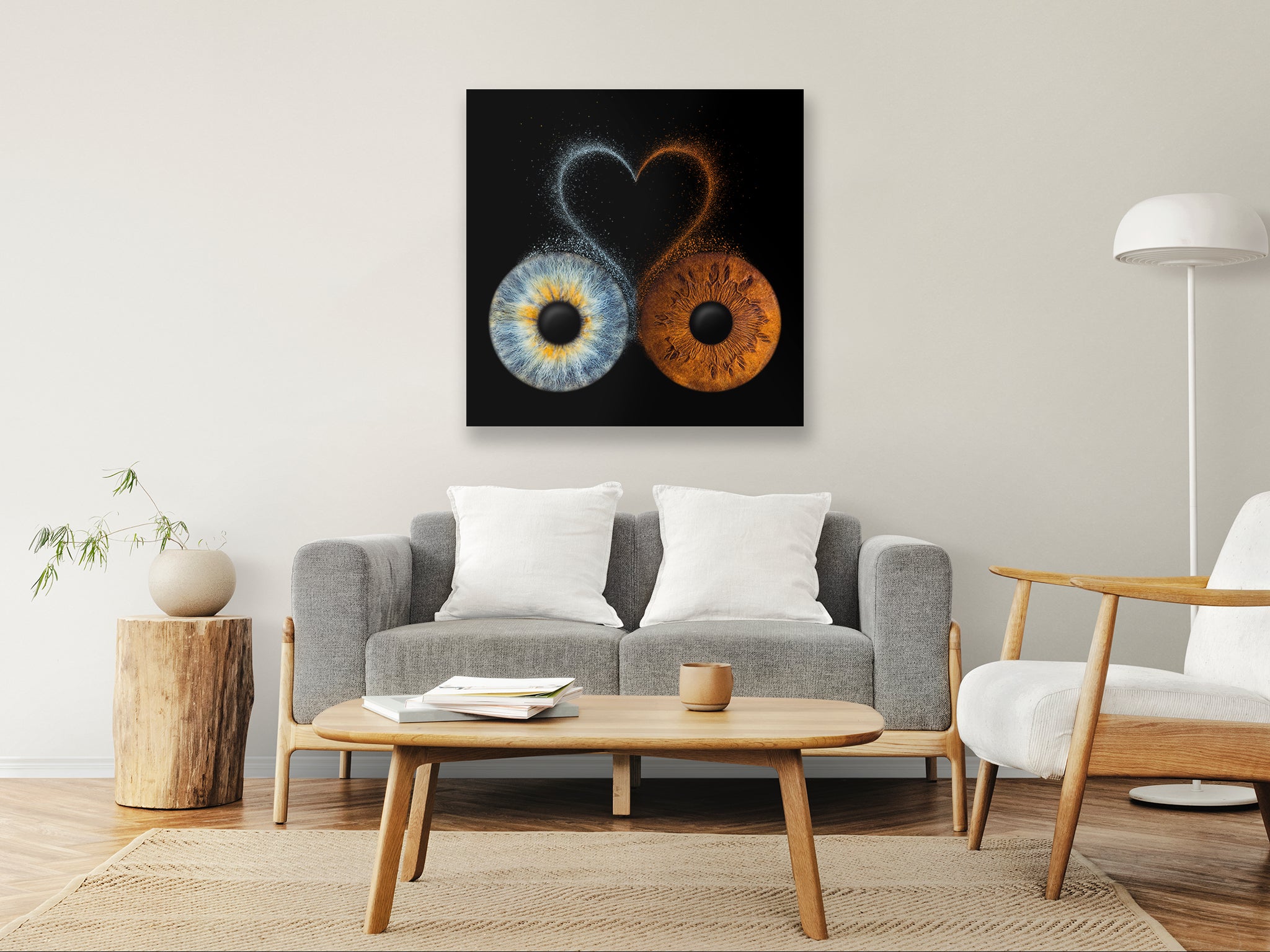 Irisfotografie Mit Herz Motiv