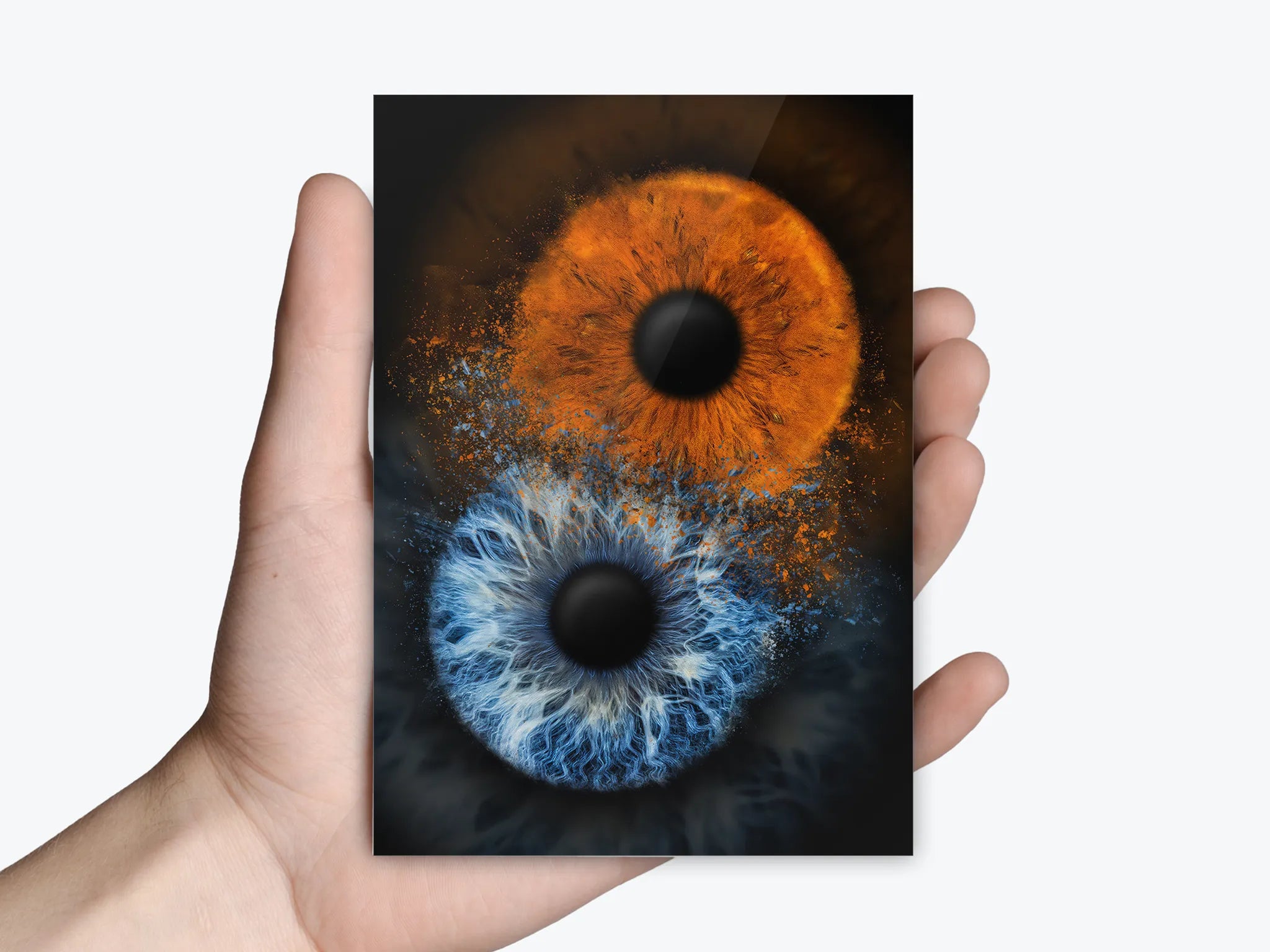 Irisfotografie als Fusion im Kleinformat