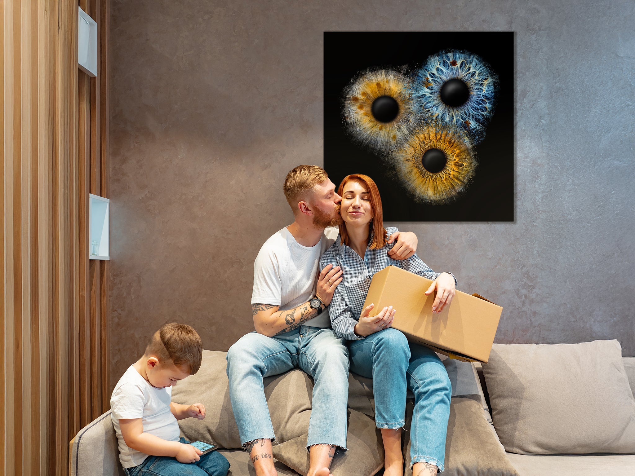 Familie mit Fusion3 Wandbild von Eyepixx Iris Fotografie